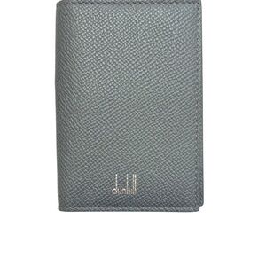 Dunhill gray leather card holder